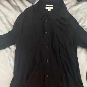 Treasure & bond Black button up blouse